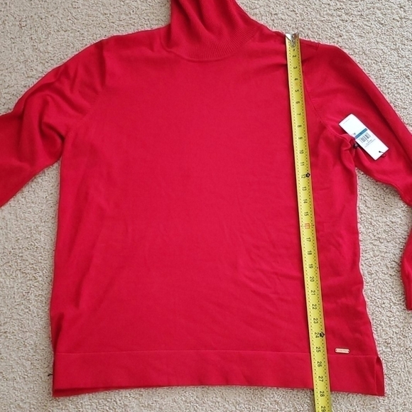 NWT Calvin Klein Ribbed Long-Sleeves sweater - Picture 6 of 9